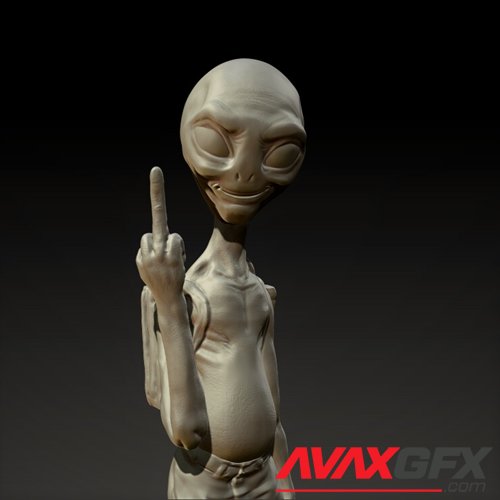 Paul The Alien – 3D Printable STL