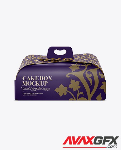 Cake Box - Front View 14735