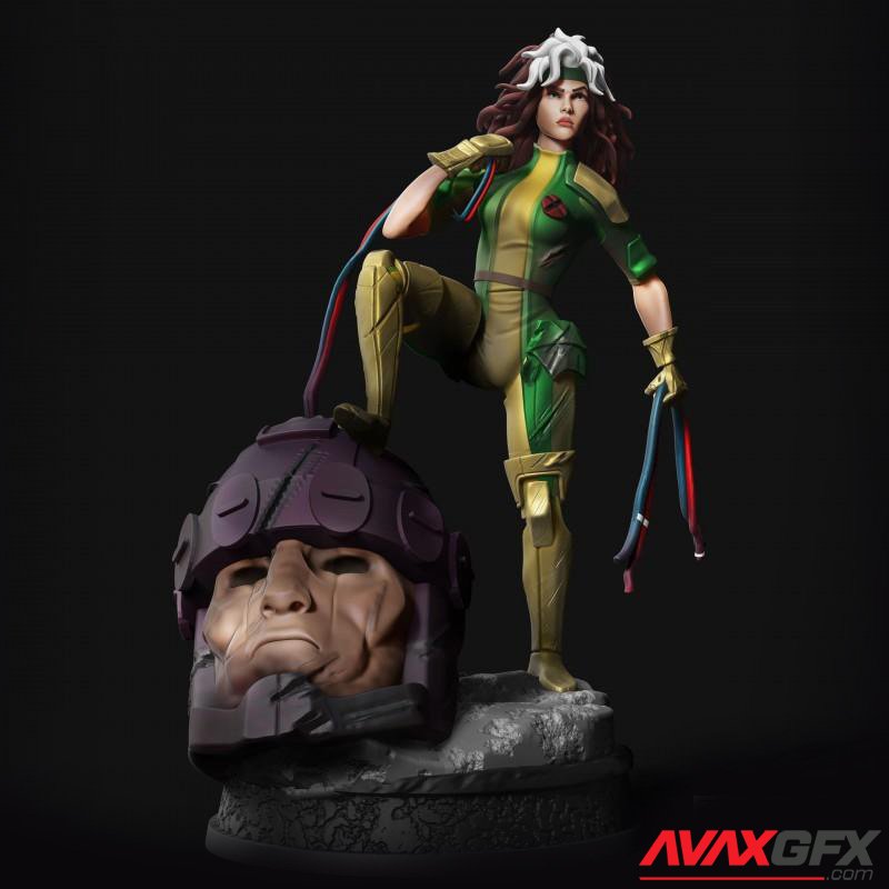 Rogue X-men 3D Printable STL