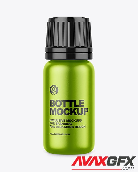 Metallic Bottle Mockup 91943