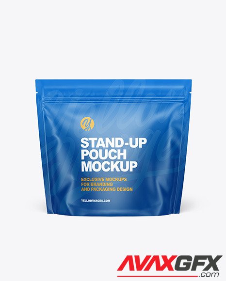 Matte Stand-up Pouch Mockup 91921