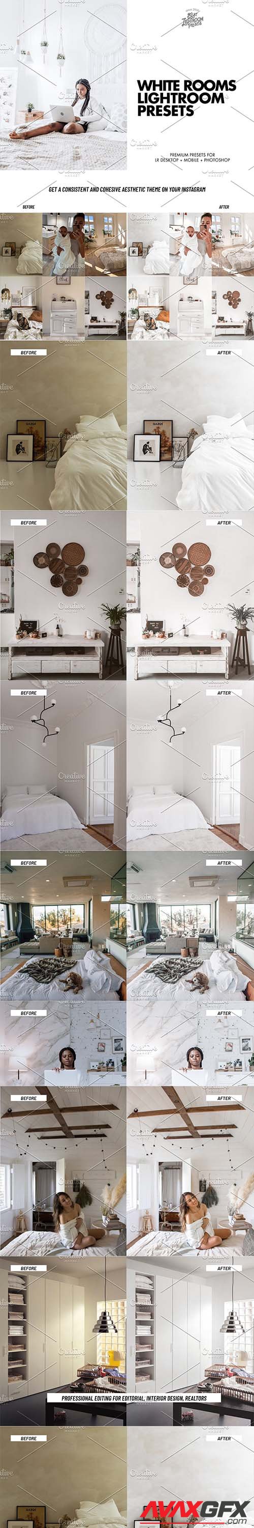 CreativeMarket - Lightroom Presets Clean Interiors 6636452