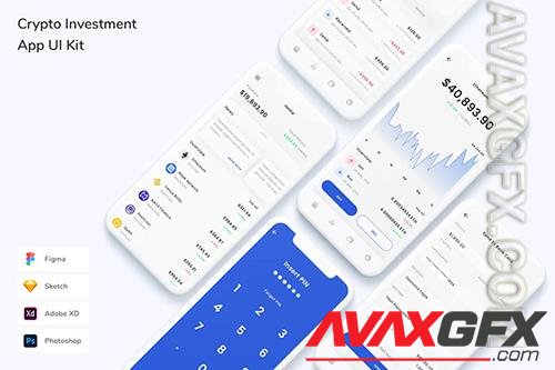 Crypto Investment App UI Kit YDF4BN2