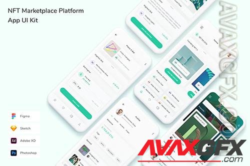 NFT Marketplace Platform App UI Kit 2M9F99D