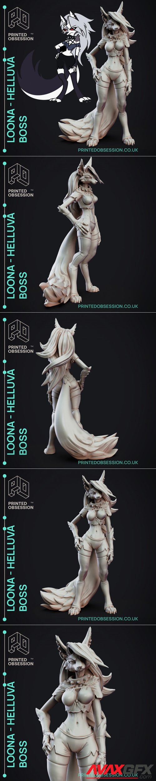 Loona - Helluva Boss – 3D Printable STL