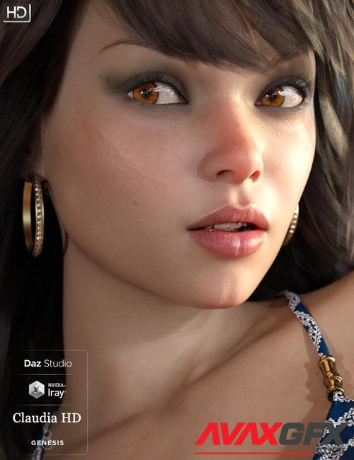 Claudia Octavia HD For Genesis 8 Female