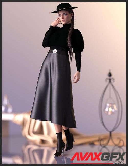 dForce Modern Romantic Outfit for Genesis 8 Female(s)