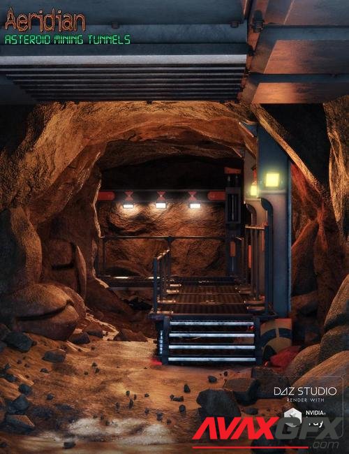 Aeridian Modular Asteroid Mining Tunnels