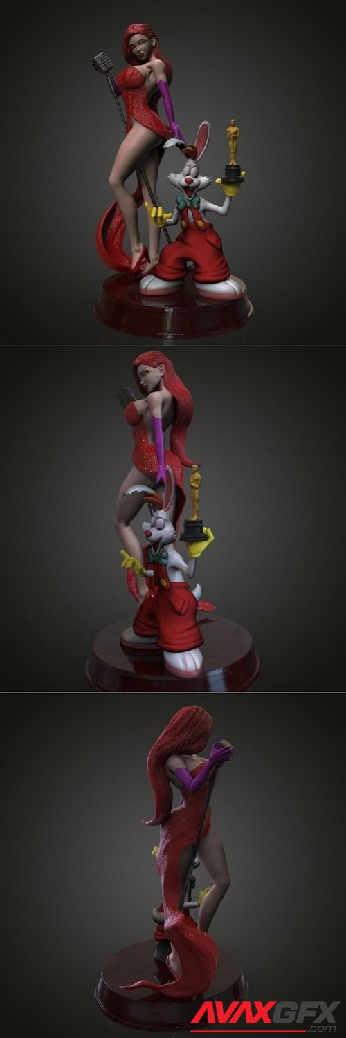 Jessica Rabbit Roger Rabbi – 3D Printable STL