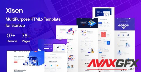 ThemeForest - Xisen v1.0 - Creative HTML5 Template for Saas, Startup & Agency - 25024412