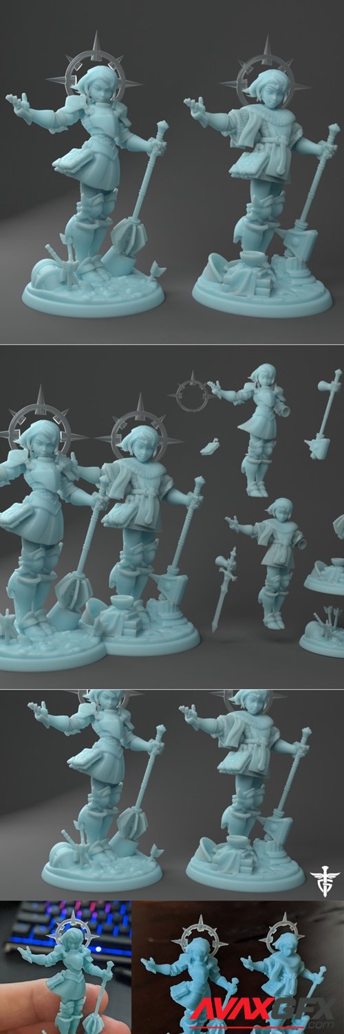 Joanna the Cleric – 3D Printable STL