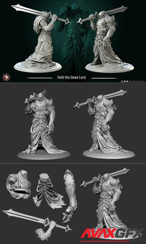 Vold the Dead Lord – 3D Printable STL