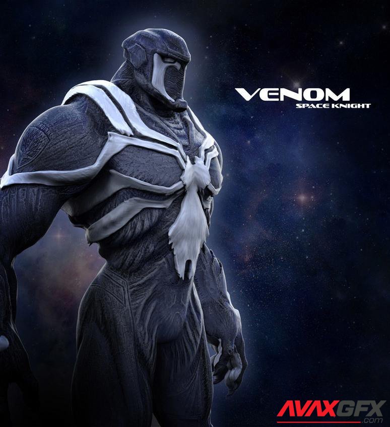 Venom Space Knight 3D Printable STL