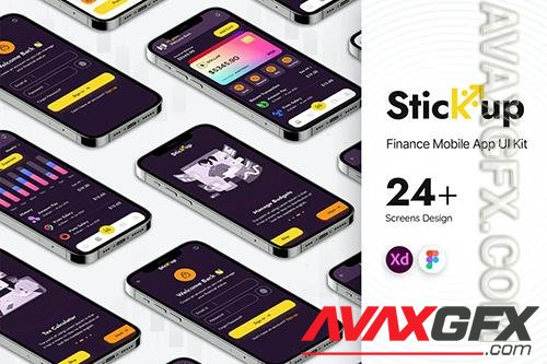 Stick UP Finance Mobile App UI Kit L8VBKQL