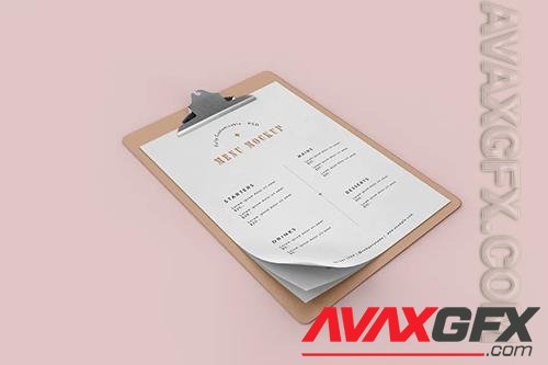 Menu Mockup 2P4N4DH