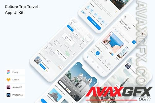 Culture Trip Travel App UI Kit 2VN5LPA
