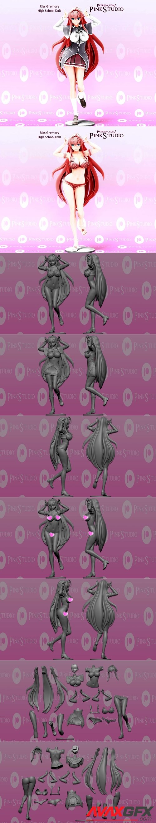 Rias Gremory – 3D Printable STL