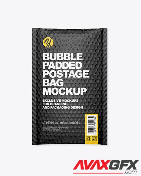 Glossy Postage Bag Mockup 91947