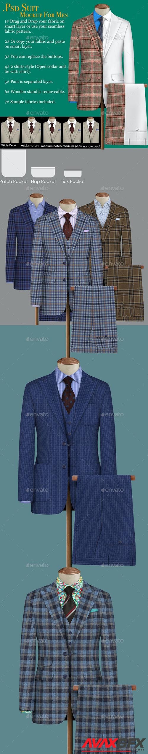 GraphicRiver - PSD Custom Suit Mockup 34092117