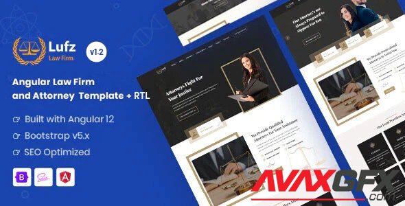 ThemeForest - Lufz v1.2 - Angular 12 Law Firm & Attorney Template - 27248799