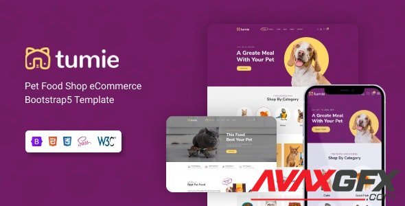 ThemeForest - Tuime v1.0 - Animal Food Website Template - 34575272