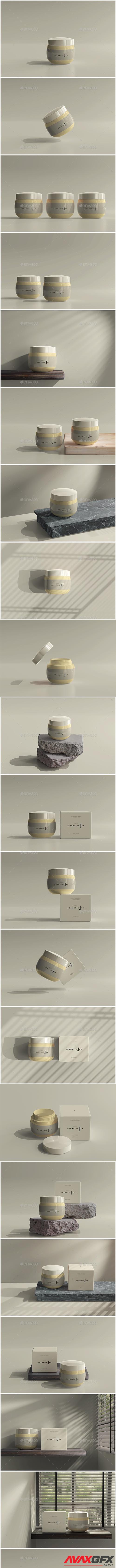 GraphicRiver - Plastic Cosmetic Jar Mockups 33813634