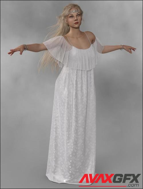 dForce -  Long Gypsy Dress for G8F