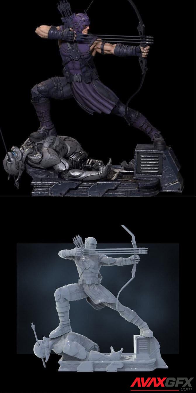 Hawkeye 3D Printable STL