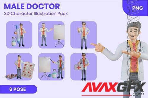 Male Doctor 3D Character