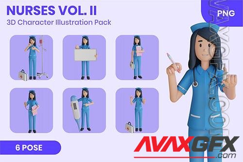 Nurses Vol.II 3D Character Set