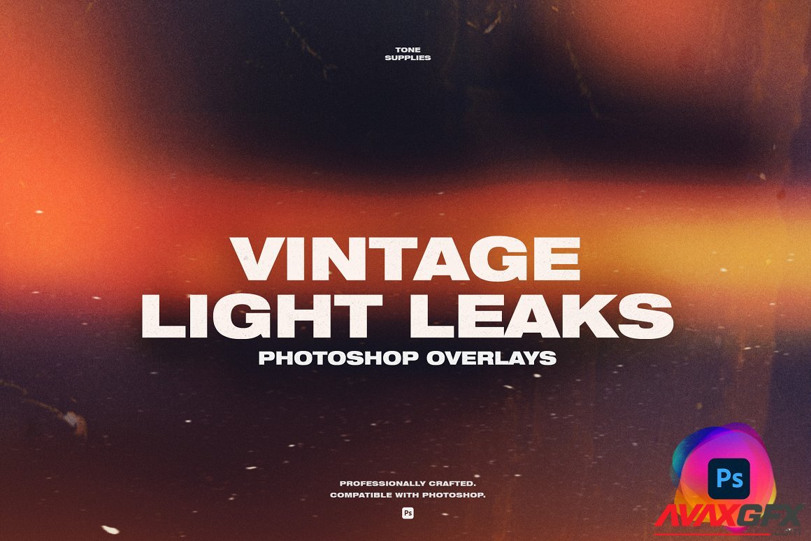 CreativeMarket - 60 Retro Analog Light Leak Overlays 6590356