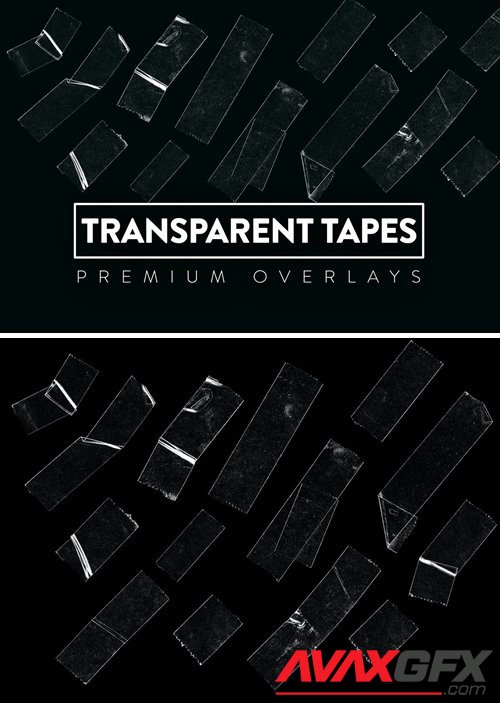 30 Transparent Tapes Texture HQ