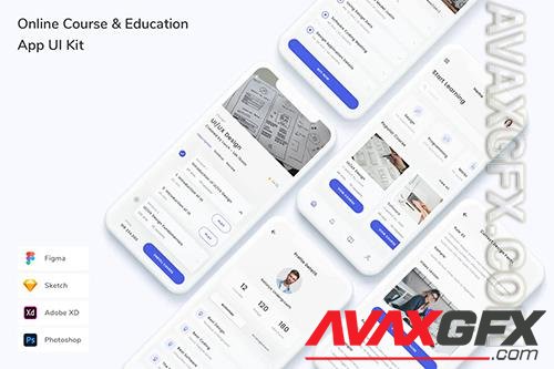 Online Course & Education App UI Kit BJGXAVK