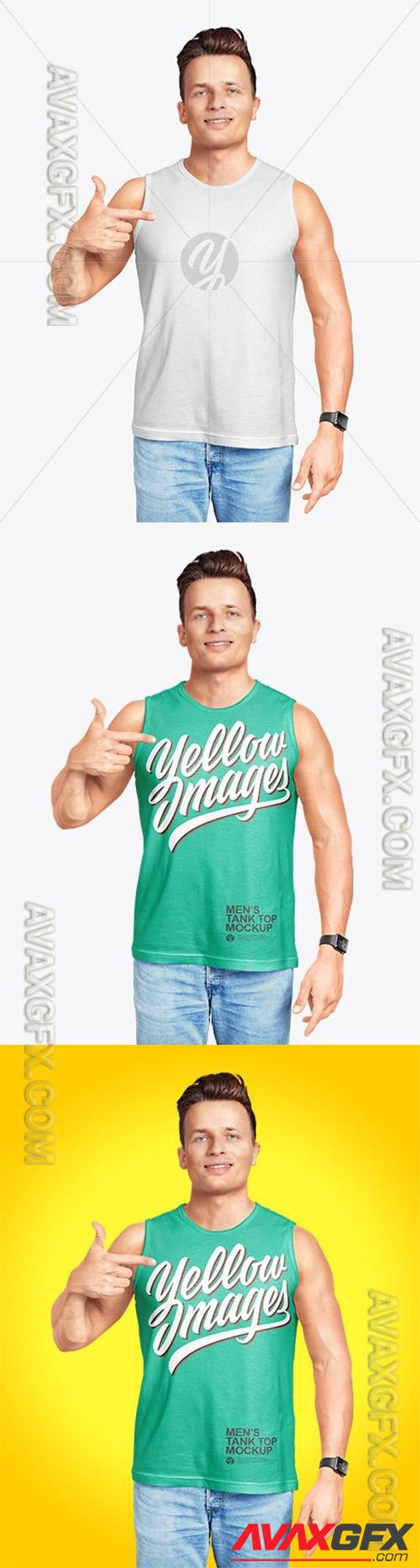 Men's Tank Top Mockup 90144