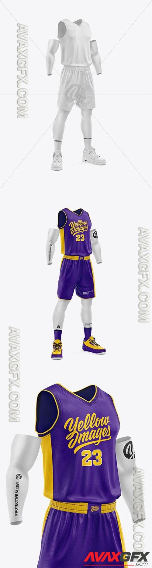 Basketball Kit Mockup - Half Side View 90861