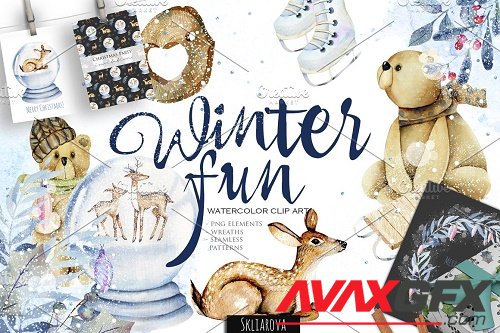 Winter fun. Christmas collection - 3867790
