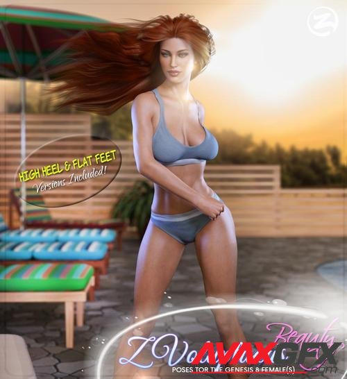 Z Voluptuous Beauty - Poses for the Genesis 8 Females