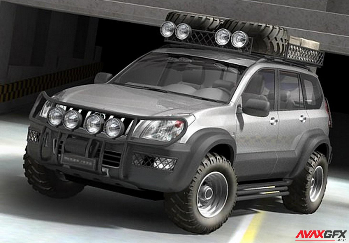 Toyota Land Cruiser Prado offroad