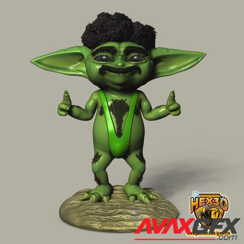 Grogu Borat – 3D Printable STL