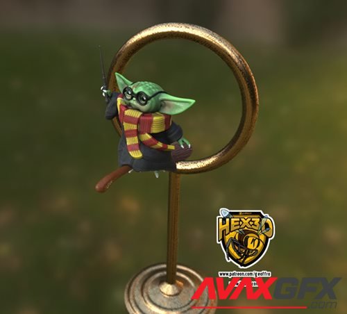 Grogu Potter – 3D Printable STL