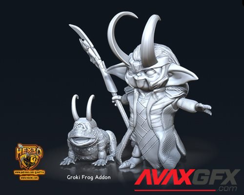Groki Froki addon – 3D Printable STL