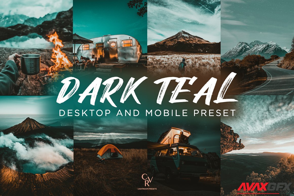 CreativeMarket - Dark Teal Lightroom Presets 6278665