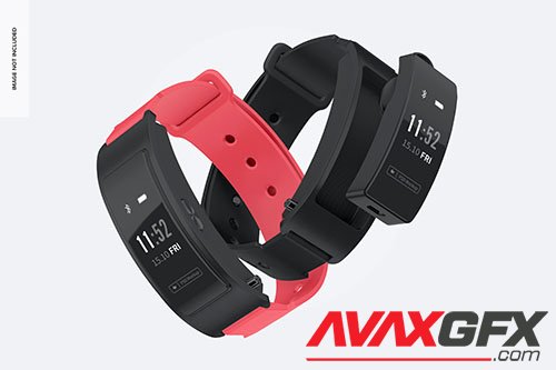 Smartwatch band mockup