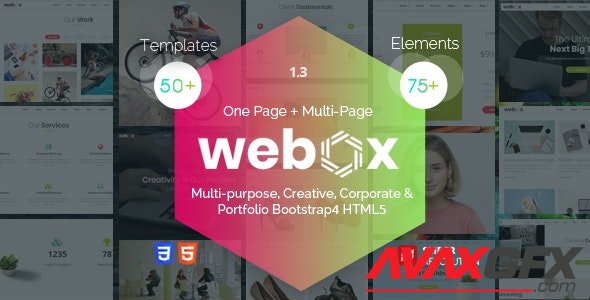 ThemeForest - Webox v1.3 - One Page Parallax - 22389925