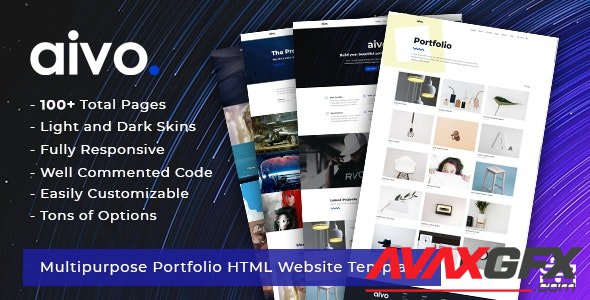 ThemeForest - Aivo v1.5 - Responsive Portfolio HTML Website Template - 21587861