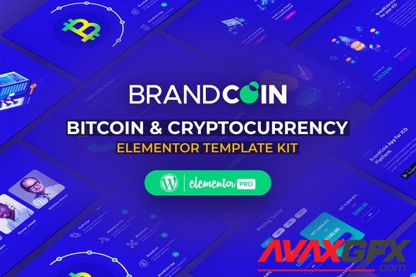 ThemeForest - BrandCoin v1.0.2 - Cryptocurrency Elementor Template Kit - 33754908