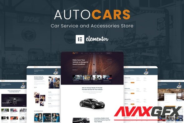 ThemeForest - AutoCars v1.0.2 - Car Care & Repair Elementor Template Kit - 34623951