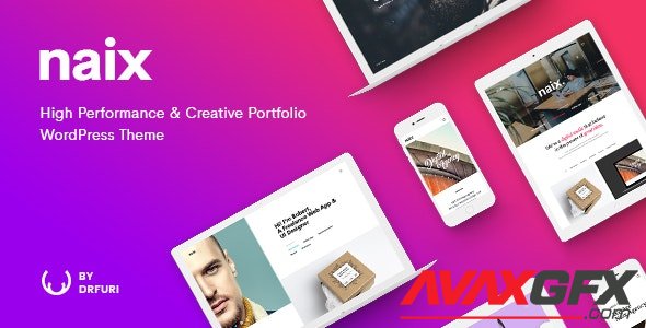 ThemeForest - Naix v1.4.0 - Creative & High Performance Portfolio WordPress Theme - 20322955