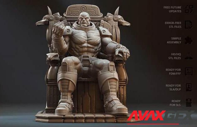 En Sabah Nur – Apocalypse on Throne – Marvel Comics 3D Printable STL