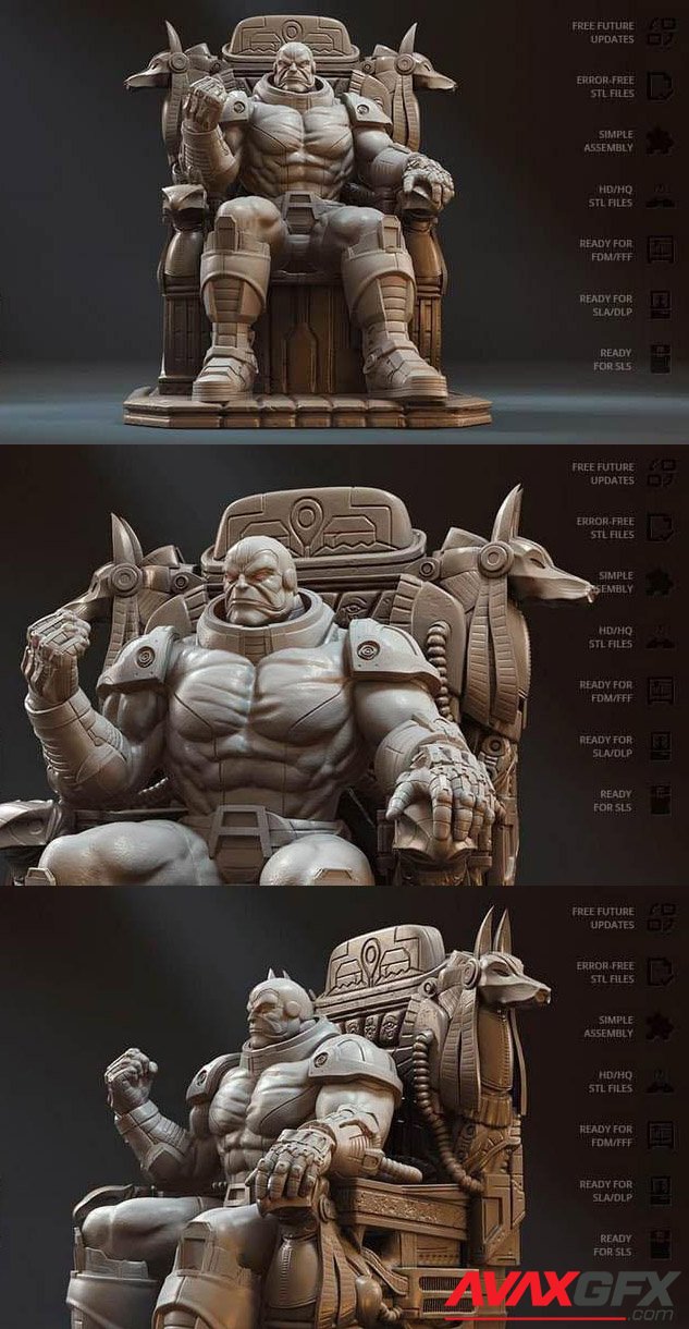 En Sabah Nur – Apocalypse on Throne – Marvel Comics 3D Printable STL